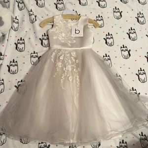 Beautiful girls fancy dress, originally used as a flower girls dress.